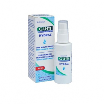 SUNSTAR GUM Spray Hydral ulga przy problemie suchości w ustach 50 ml