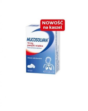 Mucosolvan 15 mg 20 pastylek