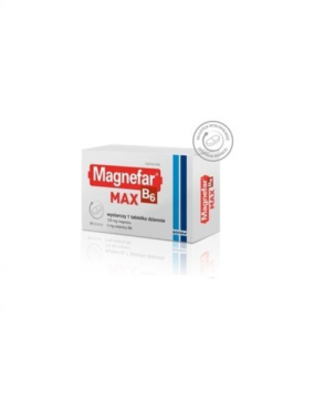 Magnefar B6 MAX, 50 tabletek