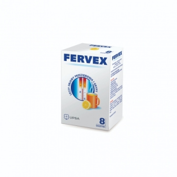 Fervex (smak cytrynowy) 8 saszetek z proszkiem do sporządzenia roztworu