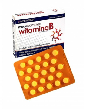 Mega Witamina B-Complete, 50 tabletek