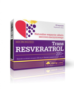 OLIMP Trans Resveratrol 200+ , 30 kapsułek