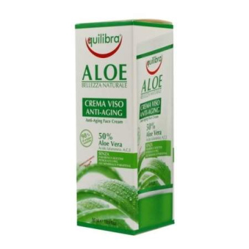 Equilibra Aloesowy krem przeciwstarzeniowy do twarzy, 50 ml
