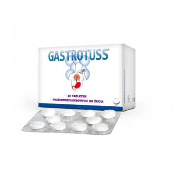 Gastrotuss 30 tabletek do żucia