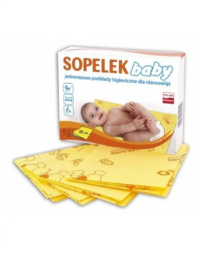 SOPELEK BABY Podkłady higieniczne dla niemowląt 20 szt.