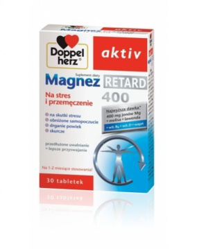 DOPPELHERZ AKTIV  Magnez Retard, 30 tabletek