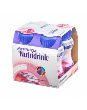 Nutridrink (smak truskawkowy) 4 x 125 ml