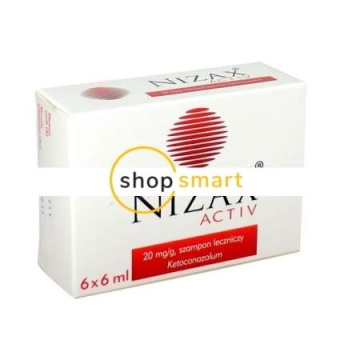 Nizax Activ szampon szampon 20mg/g 6 ml 6 saszetek