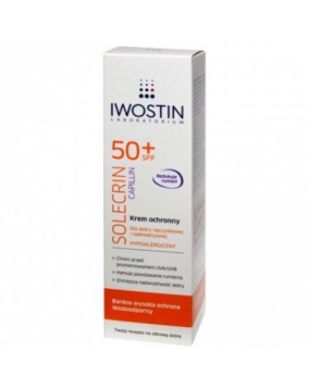 IWOSTIN SOLECRIN  CAPILLIN Krem ochronna SPF50+ 50 ml