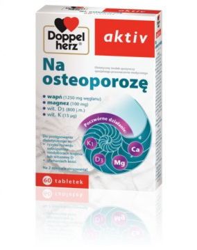 DOPPELHERZ AKTIV Na osteoporozę, 60 tabletek