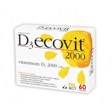 D3-Ecovit 2000  60 kapsułek