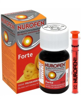 Nurofen Forte zawiesina (smak truskawkowy) 50 ml