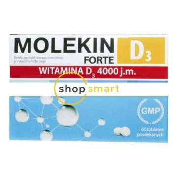 Molekin Forte D3 4000 j.m., 60 tabletek