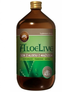 Aloe Live sok z miąższem 1000 ml