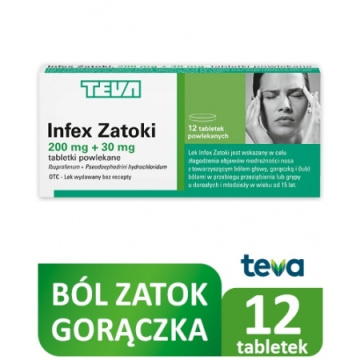 Infex Zatoki  12 tabletek powlekanych