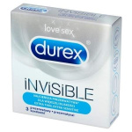DUREX INVISIBLE Prezerwatywy dla większej bliskości 3 szt.