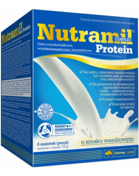 OLIMP Nutramil Complex Protein (smak wanilinowy) 6 saszetek z proszkiem do sporządzenia zawiesiny