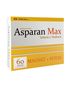 Asparan Max tabletki z Wadowic 60 tabletek