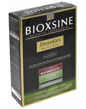 Bioxsine Dermagen Szampon dla kobiet przeciw wypadaniu do włosów tłustych, 300 ml