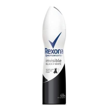 Rexona Motion Sense Woman Dezodorant spray Invisible Black+White 150 ml