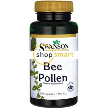 Swanson Bee Pollen 400 mg, 100 kapsułek