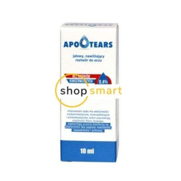 ApoTears 0,4% nawilżający roztwór do oczu 10 ml