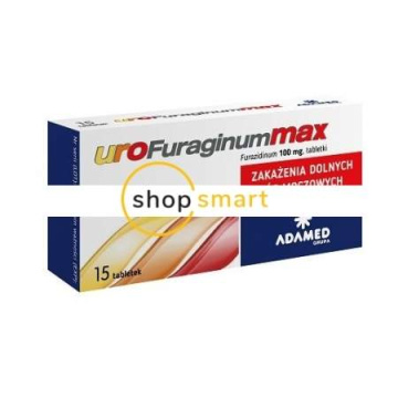 UroFuraginum MAX 100 mg 15 tabletek