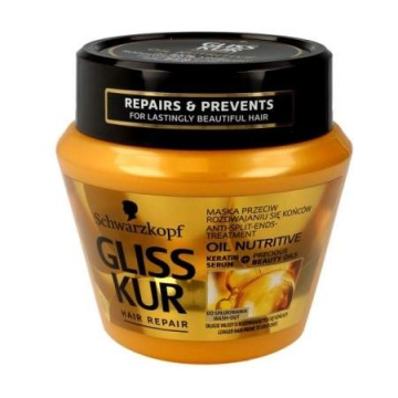 Schwarzkopf Gliss Kur Oli Nutritive Maska przeciwdziałająca rozdwajaniu włosów  300ml