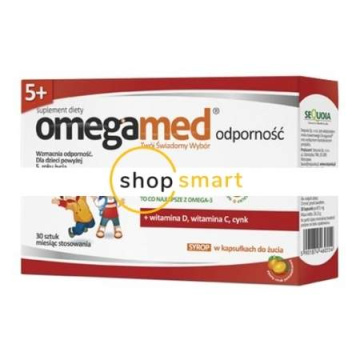 Omegamed 5+ Odporność syrop w kapsułkach do żucia 30 szt.