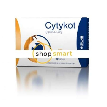 Cytykot Cytykolina 250 mg 30 kapsułek