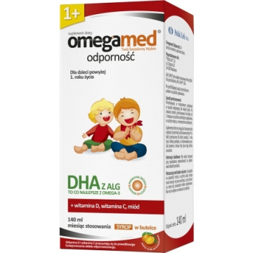 Omegamed odporność  dla dzieci powyżej  1.roku życia 140 ml