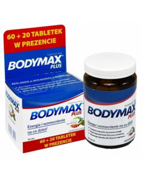 Bodymax plus x 60 tabl + 20 tabl GRATIS !!!