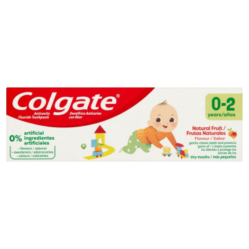 Colgate Pasta do zębów dla dzieci Naturalnie Owocowy Smak (0-2 lat)  50ml