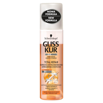 Schwarzkopf Gliss Kur Total Repair Odżywka-spray do włosów suchych i zniszczonych  200ml