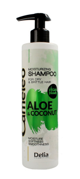 Delia Cosmetics Cameleo Aloes i Kokos Szampon nawilżający do włosów 250ml