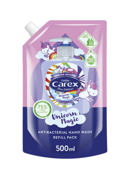 Carex Protect Mydło antybakteryjne w płynie Unicorn Magic 500ml - zapas