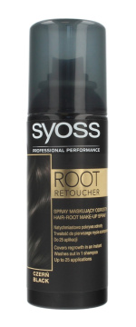 Syoss Root Retoucher Spray maskujący odrosty - Czerń  120ml