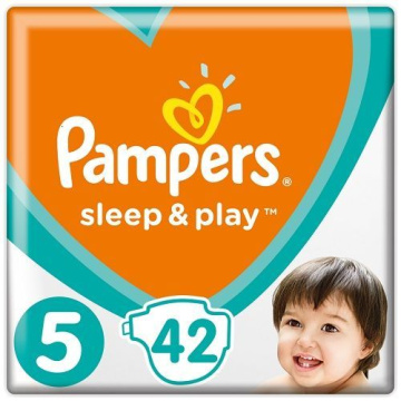 PAMPERS SLEEP&PLAY ( rozmiar 5) 42 pieluszki