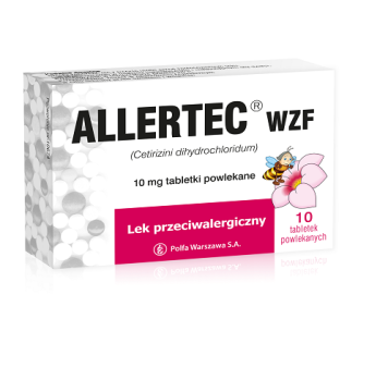 ALLERTEC WZF 10 mg 10 tabletek