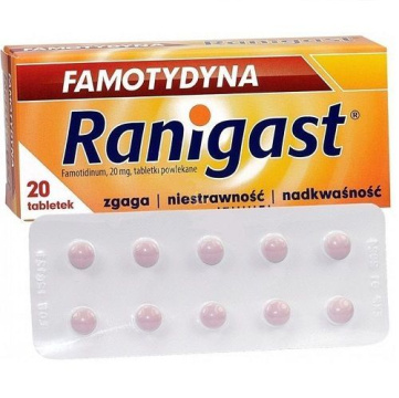 FAMOTYDYNA Ranigast 20 mg 20 tabletek