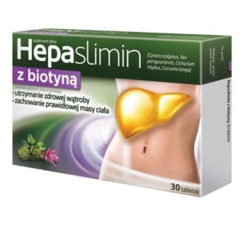 HEPASLIMIN z BIOTYNĄ 30 tabletek