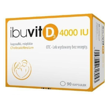 IBUVIT D3 4000 j.m. 90 kapsułek