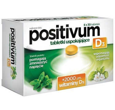 POSITIVUM D3 tabletki uspokajające 180 sztuk