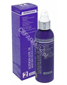 GlySkinCare Lotion Lite emulsja pilingująca - kwas glikolowy 10% na noc 100 ml