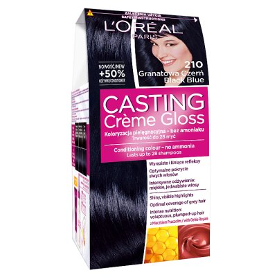 Casting Creme Gloss Krem koloryzujący nr 210 Granatowa Czerń