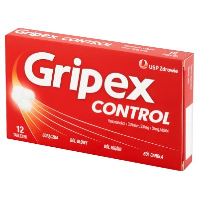 Gripex Control tabl. 0,5g+0,05g 12tabl.(1b