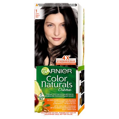 Garnier Color Naturals Krem koloryzujący nr 1 Czarny 1op