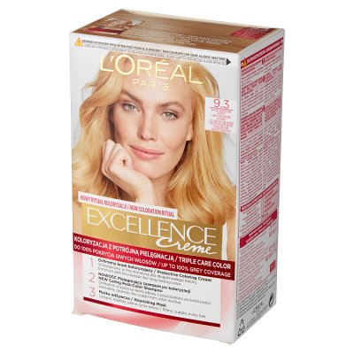 Loreal Excellence Creme Krem koloryzujący 9.3 bardzo jasny blond złocisty