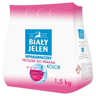 BIAŁY JELEŃ Proszek do prania Kolor, 1,5 kg