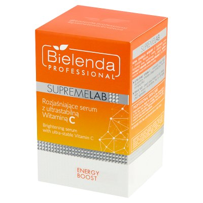 Bielenda Supremelab Energy Boost Serum rozjaśniające skórę z witaminą C 15ml